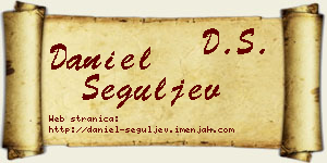 Daniel Šeguljev vizit kartica